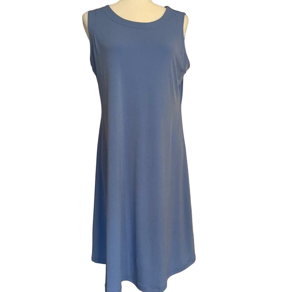 Sleeveless Blue Dress